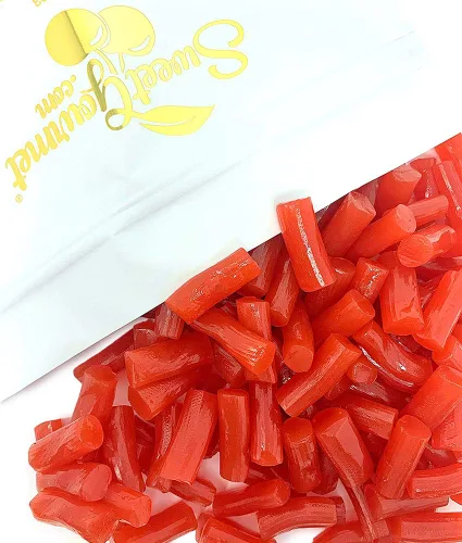 Vista 7 de SweetGourmet Finnska Strawberry Bites Dulces finlandeses de regaliz a granel 1 libra