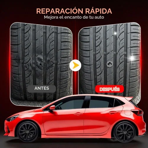 Vista 5 de JUDUNA Kit de reparación de neumáticos con 2 tamaños, kit de reparación de tapones de tornillo de neumático 2026, herramientas de reparación de 10