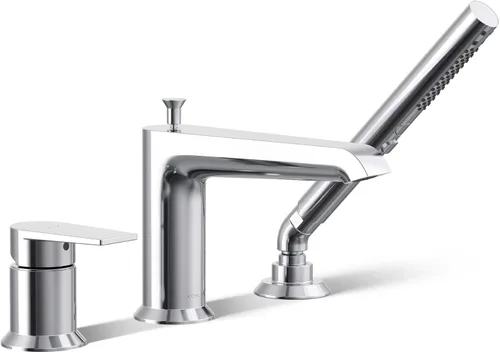 Vista 13 de Kohler K-97070-4-BL Hint® Grifo de baño con ducha de mano, negro mate