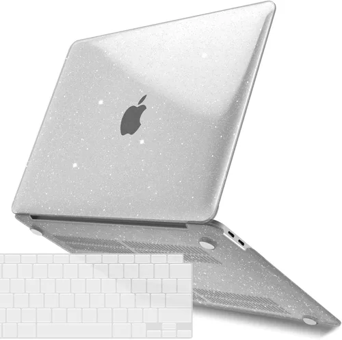 Vista 36 de IBENZER Compatible con Nuevo MacBook Air de 13 pulgadas Funda 2022 2021 2020 M1 A2337 A2179 A1932, Carcasa Rígida de Plástico con Cubierta de azul