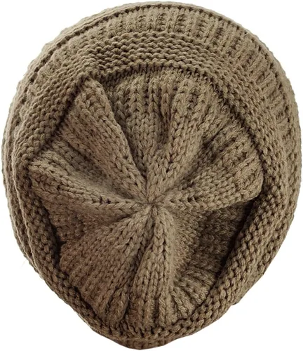 Vista 605 de C.C Trendy Warm Chunky Soft Stretch Cable Knit Beanie