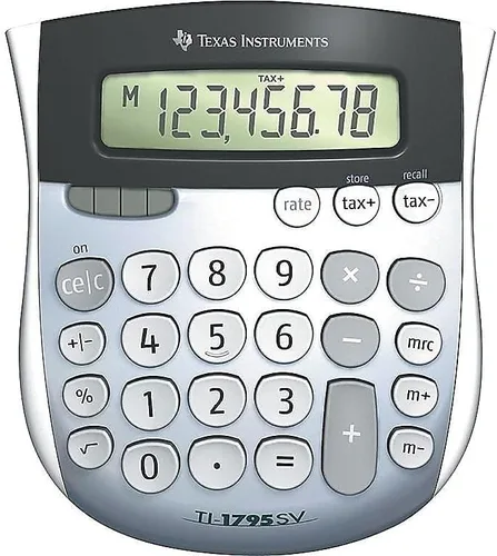 Vista 2 de Texas Instruments TI-1795 SV calculadora de función estándar, Plateado
