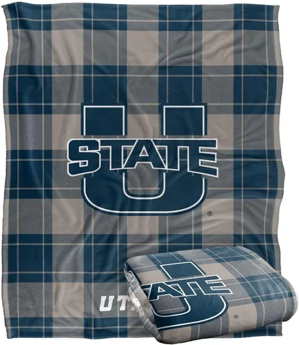 Vista 238 de LOGOVISION St John's University Campus Plaid Spirit Silky Touch Manta súper suave 36 x 58 pulgadas