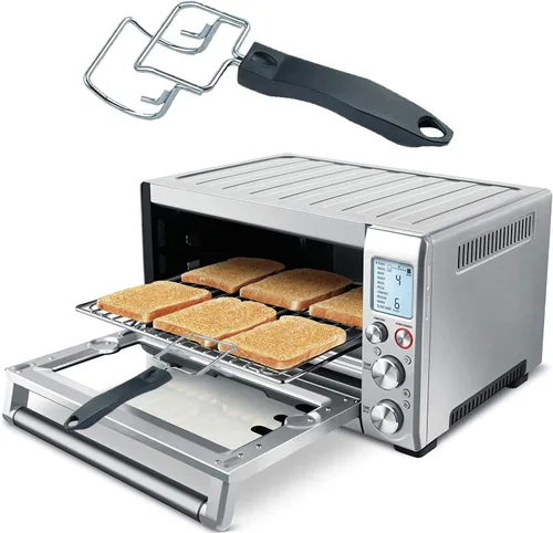 Vista 2 de Extractor de bandeja de horno tostadora de convección para freidora de aire, extractor de parrillas, clip para parrillas, clip para horno, clip