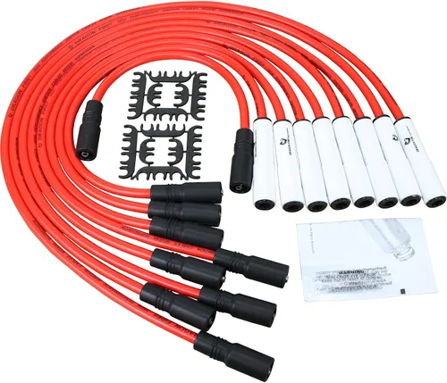 Vista 2 de AIP Electronics Dragon Fire Performance Power Pack - Cable de cerámica compatible con Chevy Truck 1996-2000 y SUV 7.4L V8 reemplaza 12192004 748G