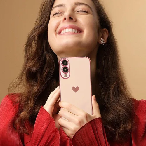 Vista 119 de phylla Funda de teléfono compatible con Samsung Galaxy A12 de 6.5 pulgadas, lindo corazón chapado en oro, elegante funda de lujo para mujer