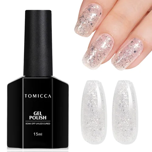 Vista 42 de TOMICCA Esmalte de uñas de gel marrón café, 0.5 onzas líquidas, esmalte de uñas de secado con LED UV para arte de uñas, manicura en casa, otoño e