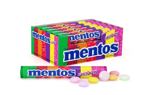 Vista 16 de Mentos Rollo de caramelo de menta masticable, canela, 14 piezas por rollo