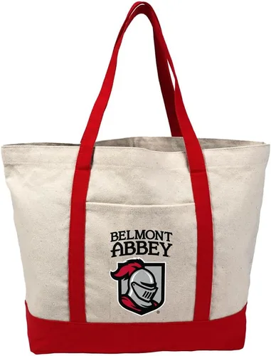 Vista 375 de Campus Lab Bolsa de lona con logotipo primario colegiado con bolsillo externo, bolsa de hombro reutilizable para ir de compras, playa Águilas A&m