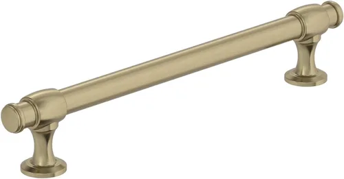 Vista 37 de Amerock Mango de gabinete Bronce champán 3-3/4 pulgadas (96 mm) de centro a centro Winsome paquete de 1 unidad Tirador de cajón Manija