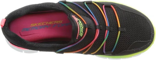 Vista 5 de Skechers Sport Loving Life - Tenis deportivos de espuma viscoelástica, para mujer