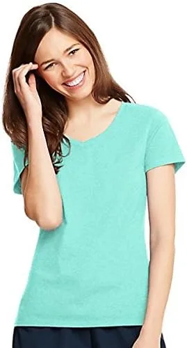 Vista 2 de Hanes womens X-Temp V-Neck T-Shirt