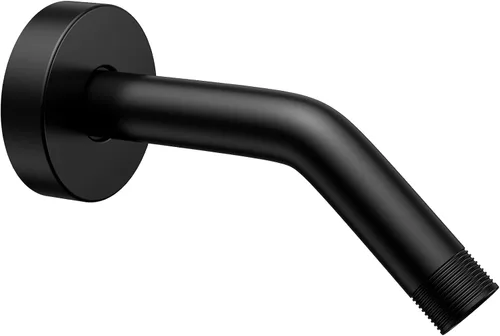Vista 16 de YASFEL Brazo de Ducha de Oro Cepillado de 6 pulgadas Brazo de Extensión de Ducha Tubo con Brida y Cinta de Teflón para Cabezal de Ducha y Cabezal