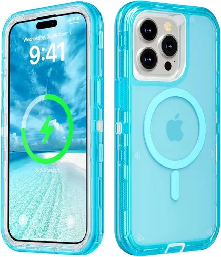 Vista 35 de Follaroma Funda para iPhone 11, Compatible con MagSafe, Fundas de Teléfono de Protección Resistente a Prueba de Golpes de Servicio Pesado