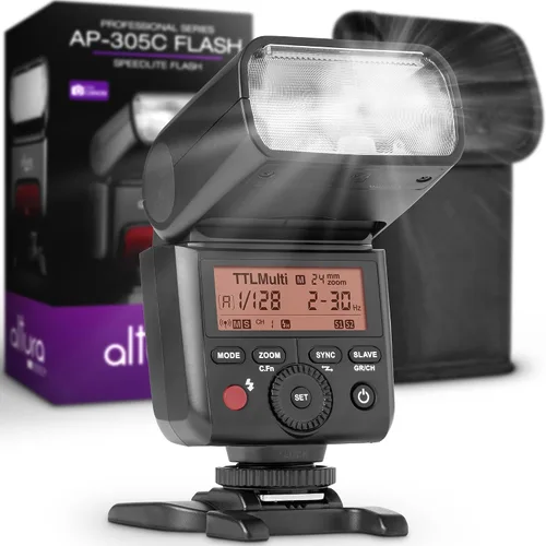 Vista 7 de Altura Photo AP-305C Flash para Canon 2.4G E-TTL y disparador manual inalámbrico HSS para Canon EOS R R5 R6 R7 R8 RP 90D 80D 70D SL2 T7I T6 T6I 5D