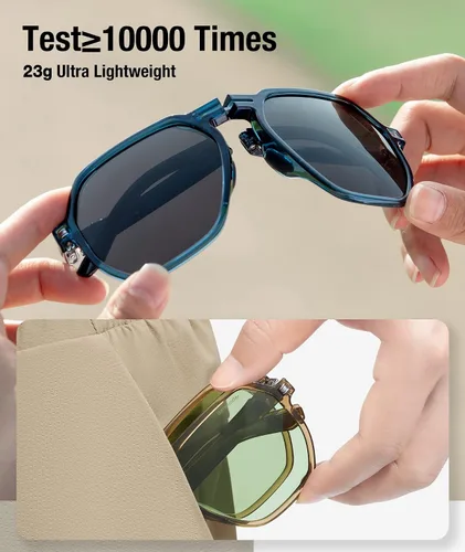 Vista 5 de BENEUNDER Gafas de sol plegables polarizadas ultraligeras con protección UV400