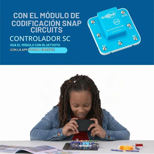 Vista 3 de Snap Circuits - Juguete de codificación STEM para niños a partir de 8 años