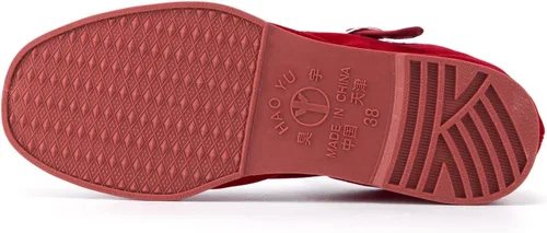 Vista 6 de SAEEKO Zapatos clásicos de China para mujer, zapatos casuales de muñeca de China, algodón Mary Janes, Zapatos chinos de Tai Chi, zapatillas
