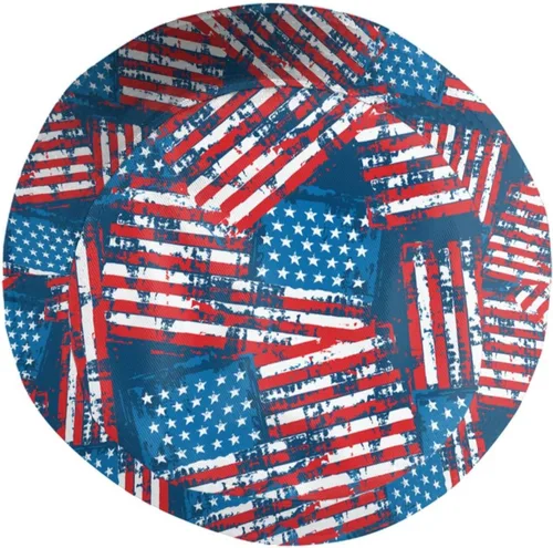 Vista 4 de Sombreros de pescador con bandera de Estados Unidos, para el Día de la Independencia, patriótico, verano, viajes, playa, sombrero de pescador