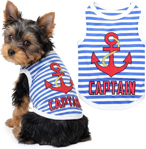 Vista 19 de Parisian Pet Camisa para perro – Camisas 100% algodón para perros pequeños – Chaleco negro sin mangas para cachorros – Ligero y transpirable Mejor