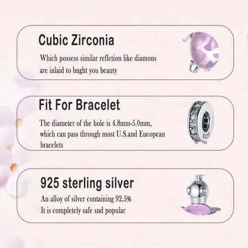 Vista 81 de LNQOBU Happy Life - Colgante para pulseras de abalorios, plata de ley 925 para mujer (con un espaciador de cuentas)