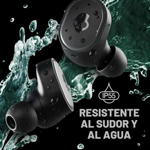Vista 5 de Skullcandy Sesh ANC - Auriculares inalámbricos Bluetooth, con cancelación de ruido, hasta 46 horas de batería con estuche de carga, resistentes al