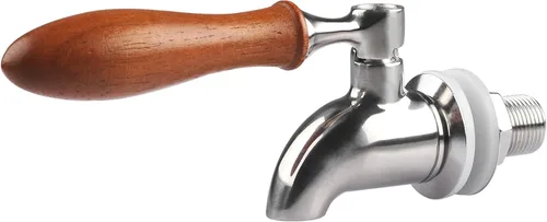 Vista 6 de Espita de acero inoxidable moderna negra dispensador de bebidas Spigot Food Grade Metal Spot para dispensador de bebidas por MUGLIO