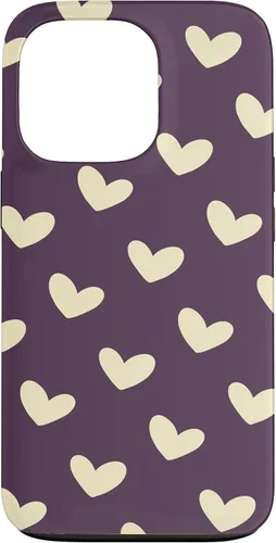 Vista 10 de Yellow Heart Pattern Minimalist Love Case for iPhone 16