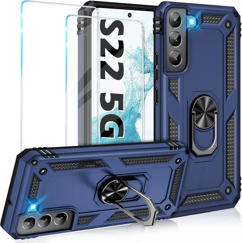 Vista 88 de Funda para Samsung Galaxy S21 5G resistente con protector de pantalla integrado, armadura dura, funda anticaída militar para Samsung S21 5G 6.2 2021