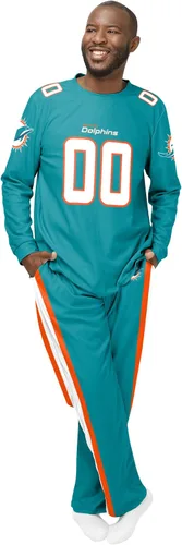 Vista 10 de FOCO NFL mens Nfl Team Logo Gameday Ready Jersey Pajama Set