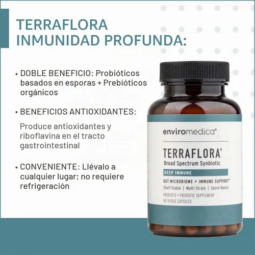 Vista 8 de Probiótico SBO Inmune Profundo + Prebiótico y Cuidado Avanzado SBO Probiótico + Prebiótico