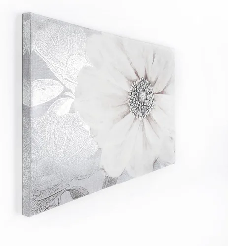 Vista 3 de Graham & Brown Harrogate - Arte de pared con flores grises, 23 x 31 pulgadas (41-712), gris/marrón