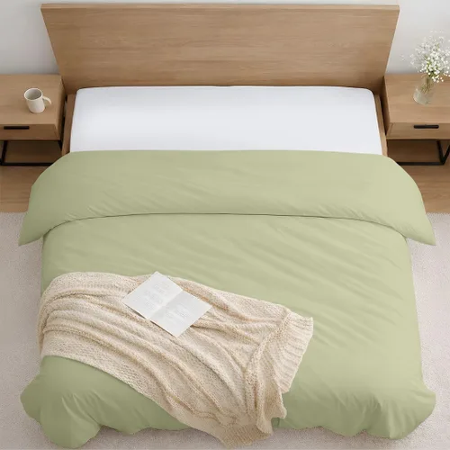 Vista 20 de Kotton Culture - Funda de edredón de microfibra prelavada de 1 pieza, tamaño individual, ropa de cama ultrasuave, ligera y transpirable, cierre