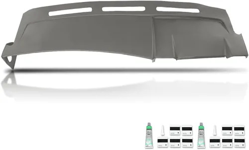 Vista 29 de PIT66 Cubierta de bisel de tablero TPE negra compatible con Buick Apollo/Olds Omega 1972-1974 Compatible con Chevy Chevy II/Chevy Nova 1969-1974