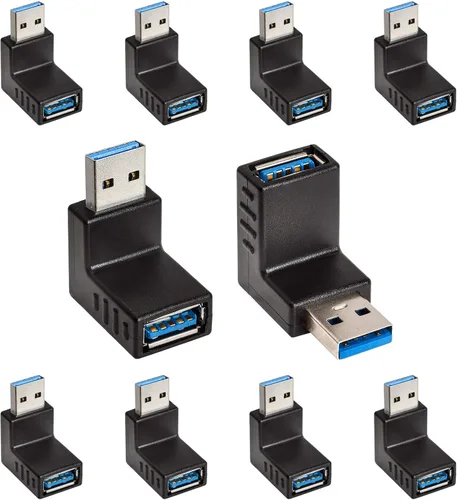 Vista 10 de Cmple - Adaptador USB B a B USB 2.0 hembra a hembra acoplador Jack a Jack Convertidor de conector para impresora Escáner de cable HDD Disco duro