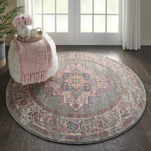 Vista 71 de Nourison Passion Alfombra marfil/negro, de 2 pies 2 pulgadas x 10 pies, fácil de limpiar, no desprende pelo, para habitación, sala, comedor, cocina