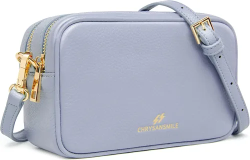 Vista 2 de Bolsos cruzados de cuero genuino para mujer, bolso cruzado pequeño de hombro, bolsos y bolsos ligeros