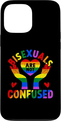 Vista 23 de iPhone 16 LGBTQ Gay Lesbian Funny Bisexuals Not Confused Pride Graphic Case