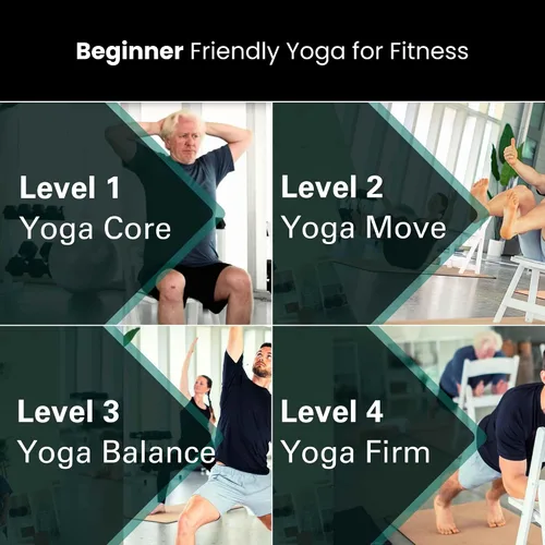 Vista 3 de Yoga Vitality - Chair Yoga For Seniors, Older Adults, and Absolute Beginners Made For Healthy Aging, Improved Mobility, Joint Health, Balance, Pain