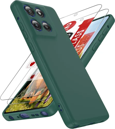 Vista 147 de LeYi Funda para Motorola Moto G Play 4G 2024: Funda para Moto G Play 4G 2024 con funda delgada y antiarañazos, silicona líquida a prueba de golpes
