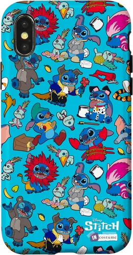 Vista 5 de iPhone 16 Disney 100 Stitch in Costume Disney Characters and Scrump Case