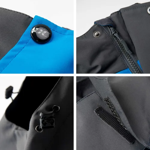 Vista 4 de Diamond Candy - Chamarra impermeable de Softshell con capucha para hombre.