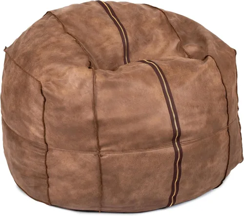 Vista 53 de Big Joe Fuf Silla Puf de Espuma de 5 Pies de Tamaño Extra Grande con Funda Extraíble para Niños, Adolescentes, Adultos, Onyx Lenox, Poliéster Tejido