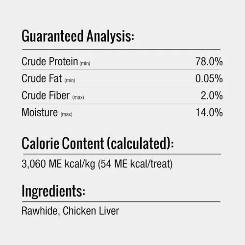 Vista 7 de Good n Fit - Rollos pequeños con sabor a hígado de pollo real, 6 unidades, masticables de cuero crudo altamente digeribles de larga duración