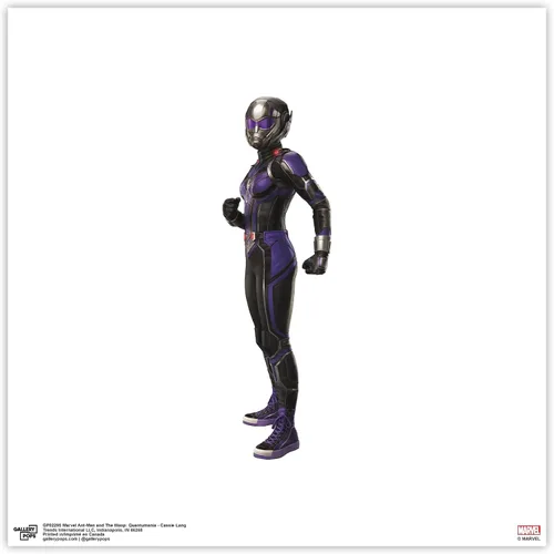 Vista 7 de Trends International Gallery Pops Marvel Ant-Man and the Wasp: Quantumania - Arte de pared de Cassie Lang, versión enmarcada en negro, 12 x 12