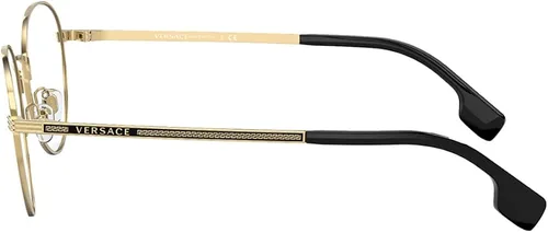 Vista 2 de Versace VE 1279 1002 - Lentes redondos de metal dorado de 2008in