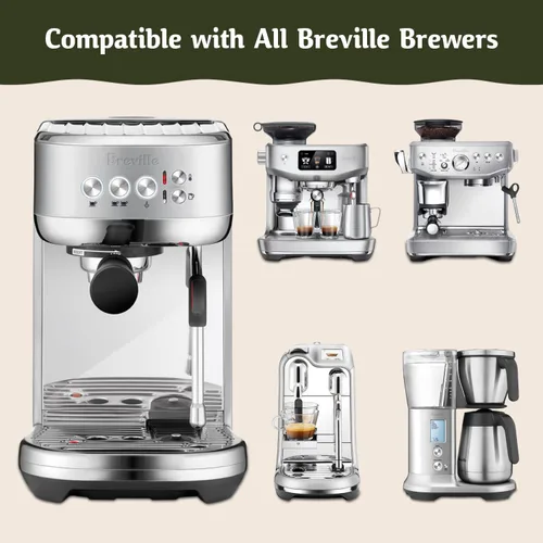 Vista 4 de Breville - Descalcificador (10 usos) especialmente formulado para descalcificar y limpiar tu máquina de café espresso Breville, kit