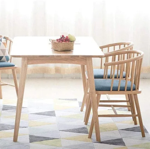 Vista 4 de Ocio Silla de madera maciza Mesa de comedor y silla Combinación Hotel Reposabrazos Respaldo Silla Silla de oficina Silla de escritorio (D)