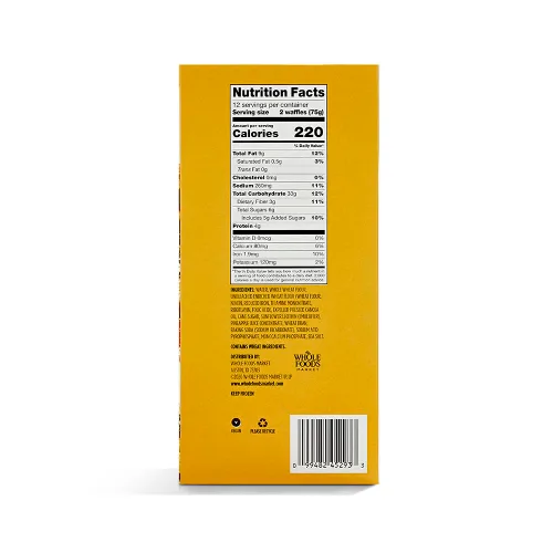 Vista 2 de 365 by Whole Foods Market, Homestyle Waffles Family Pack, 31.9 oz