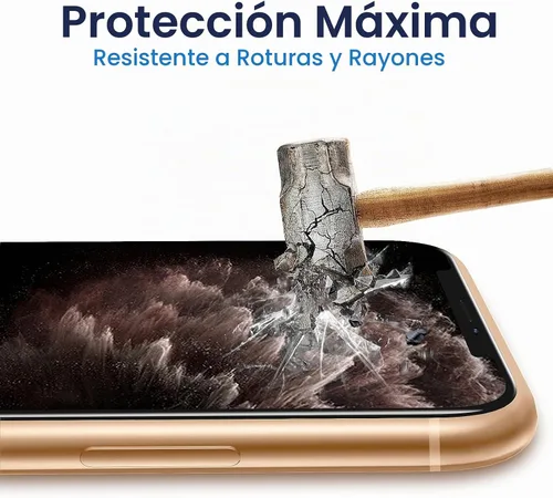 Vista 5 de amFilm OneTouch Protector de pantalla de vidrio para iPhone 11 Pro (5.8 pulgadas) con kit de fácil instalación, vidrio templado, paquete de 2